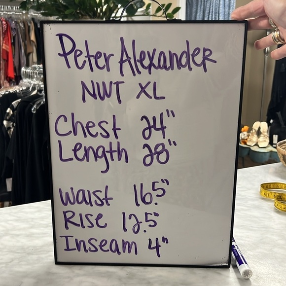 Peter Alexander Women's Pink and Blue Plaid Top and Shorts PJ Set NWT XL - Picture 8 of 14